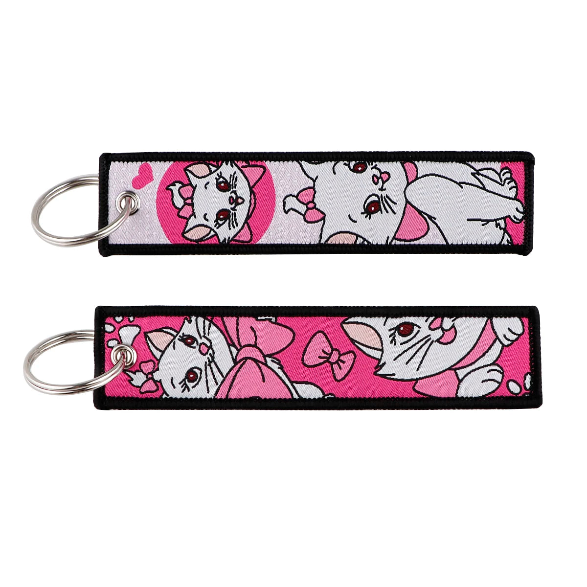 The Aristocats 'Marie' Embroidered Keychain