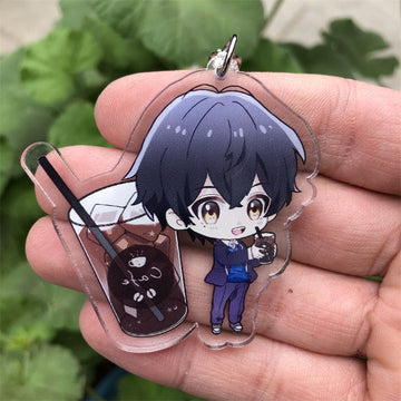 Sasaki to Miyano 'Yoshikazu Miyano | Coffee' Keyring Resin Keychain