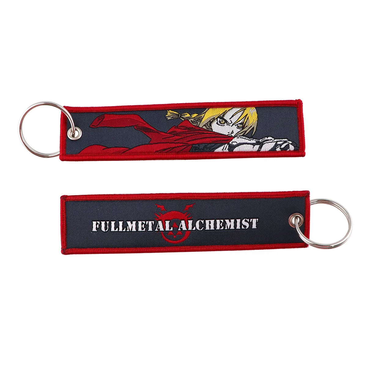 Fullmetal Alchemist 'Edward Elric' Embroidered Keychain