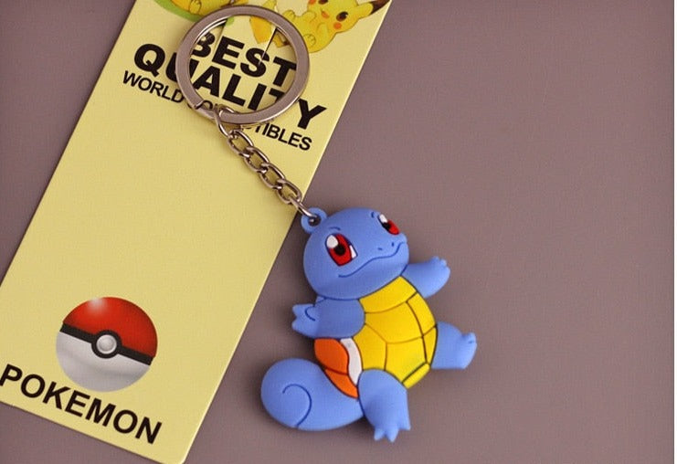Pokemon 'Squirtle' Keyring Silicone Keychain
