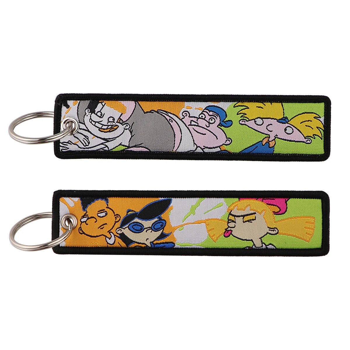 Hey Arnold! Embroidered Keychain