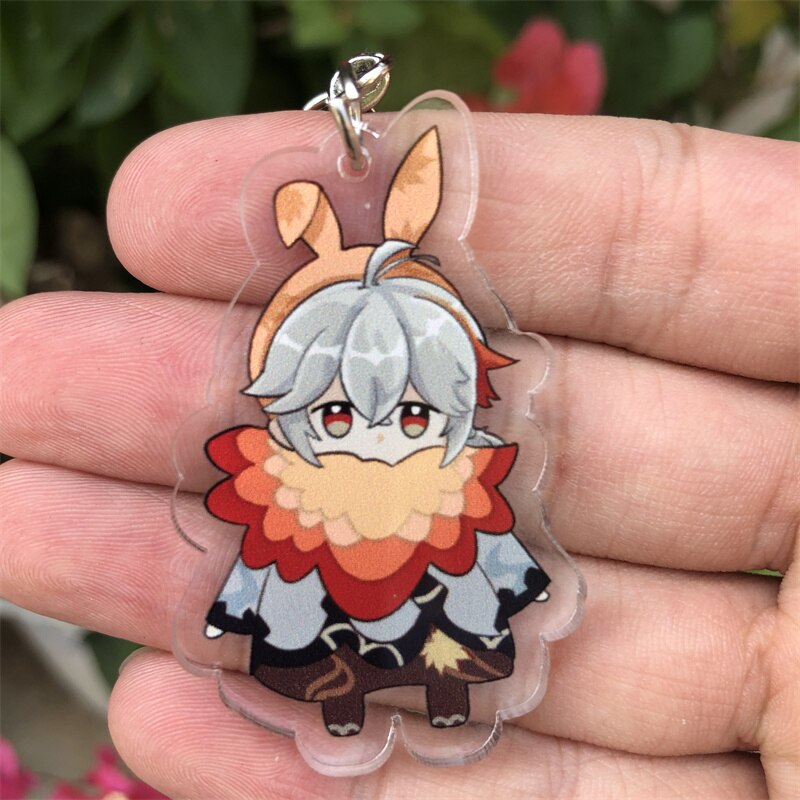 Genshin Impact 'Kazuha Chibi' Keyring Acrylic Keychain