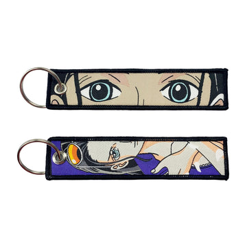 One Piece 'Nico Robin' Embroidered Keychain