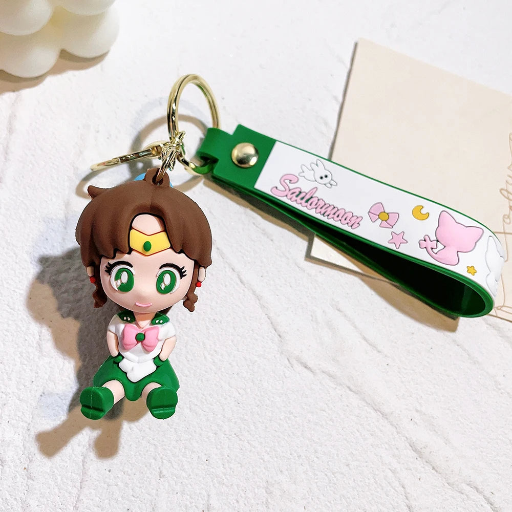Sailor Moon 'Sailor Jupiter | Chibi' Keyring Silicone Keychain