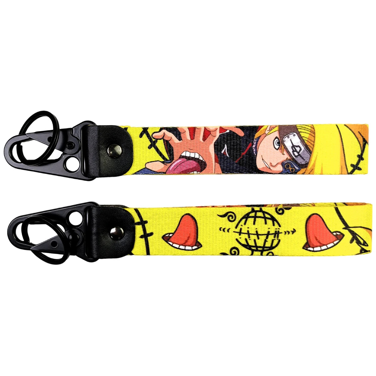 Naruto 'Deidara' Wrist Lanyard Keyring Clip Keychain