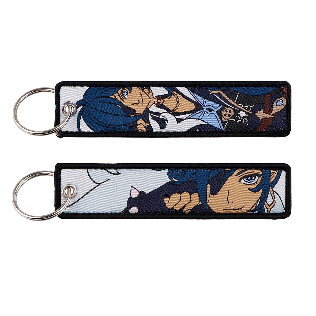 Genshin Impact 'Kaeya' Embroidered Keychain