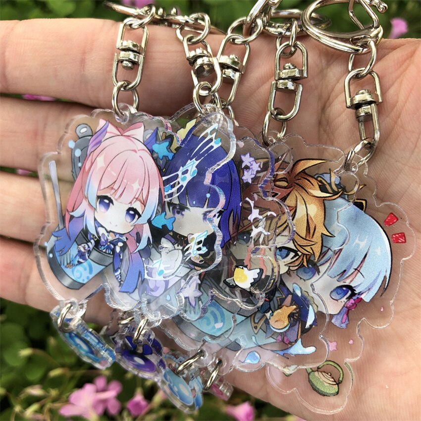 Genshin Impact 'Kamisato Ayaka' Keyring Plastic Keychain