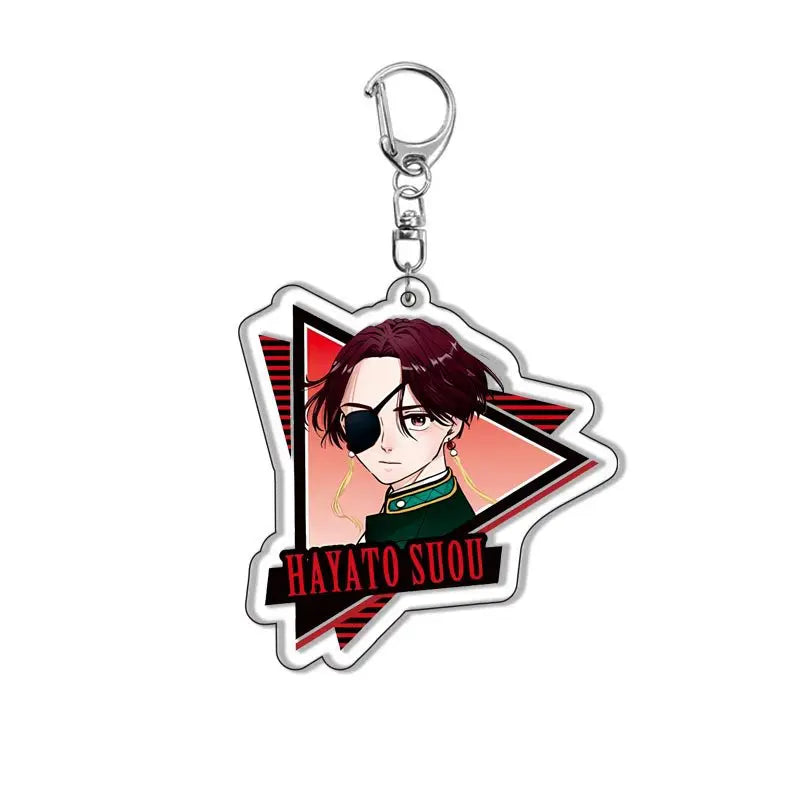 Wind Breaker 'Hayato Suou | Fierce' Keyring Plastic Keychain