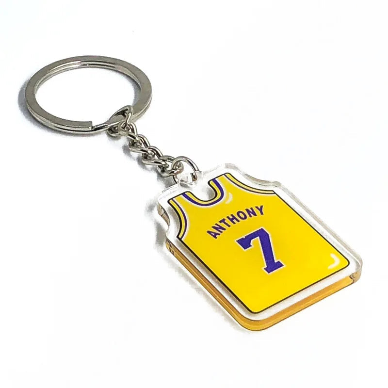 Basketball Jersey 'Carmelo Anthony 7' Keyring Acrylic Keychain