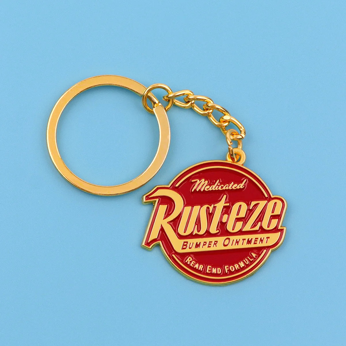 Cars Movie Rust-eze Bumper Ointment Enamel Keyring Keychain – Little ...
