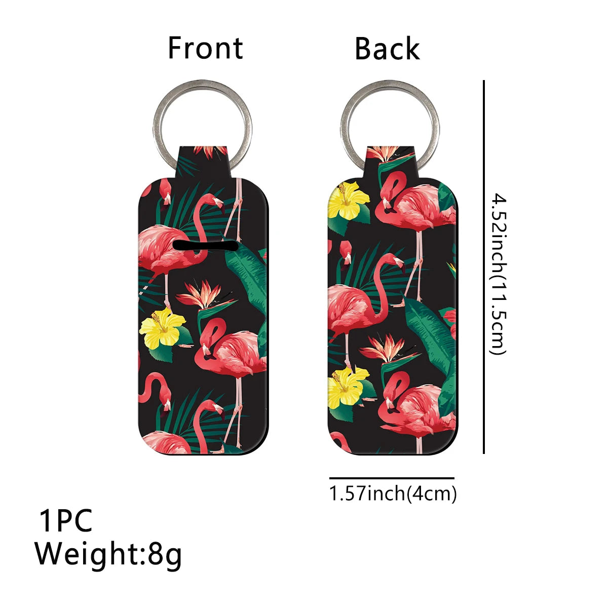 Art of Nature Flamingo Lipstick Holder Keychain