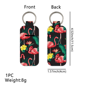 Art of Nature Flamingo Lipstick Holder Keychain