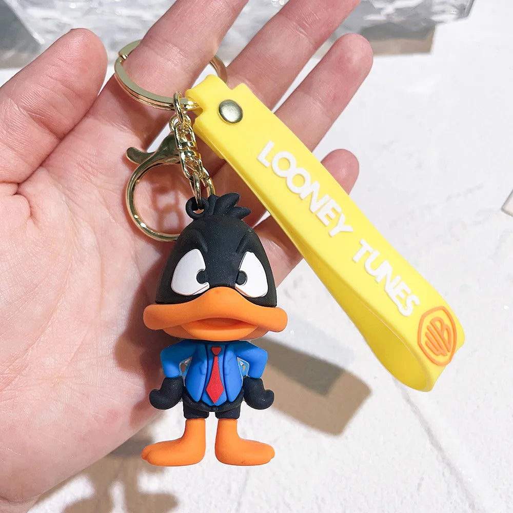 Looney Tunes 'Daffy Duck' Keyring Silicone Keychain