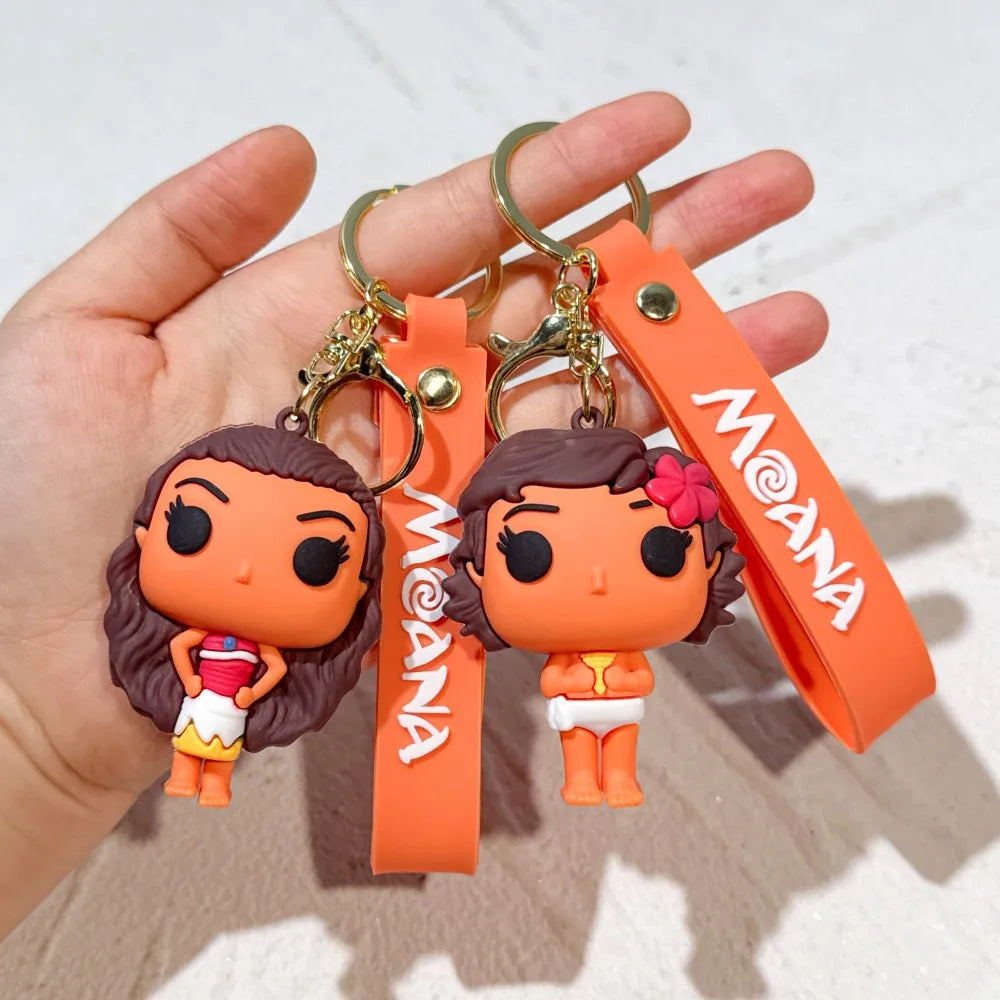 Moana ’Island Girl' Silicone Keyring Keychain