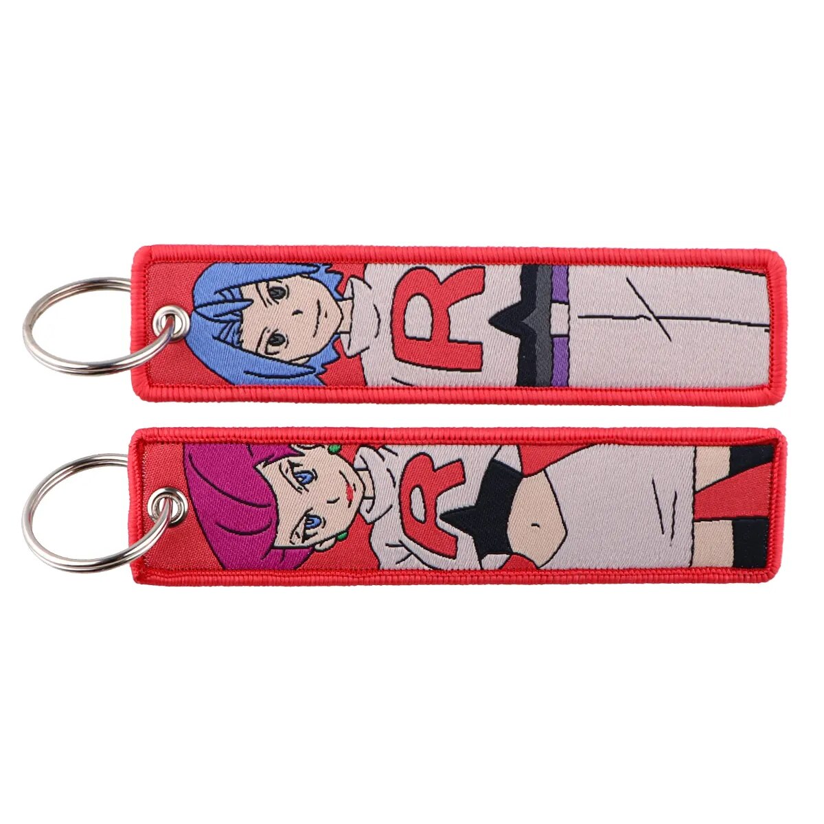 Pokemon 'Team Rocket' Embroidered Keychain