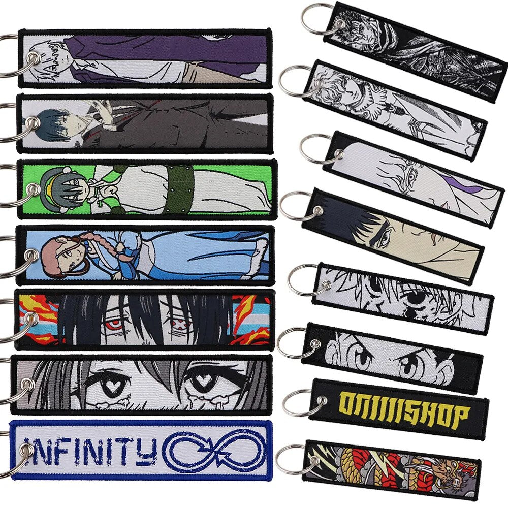 Infinity Embroidered Keychain