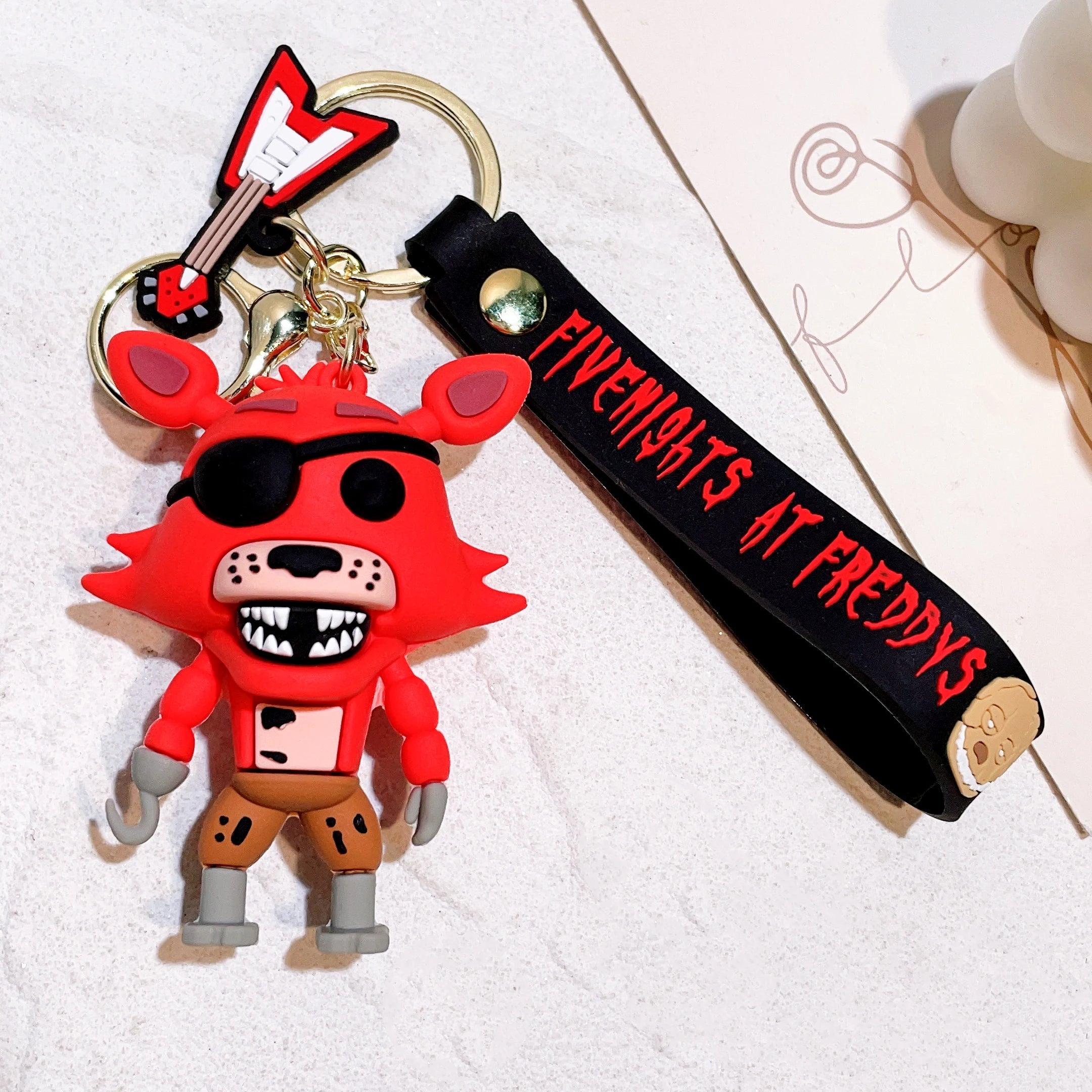 Five Nights at Freddy's 'Foxy the Pirate' Keyring Rubber Keychain