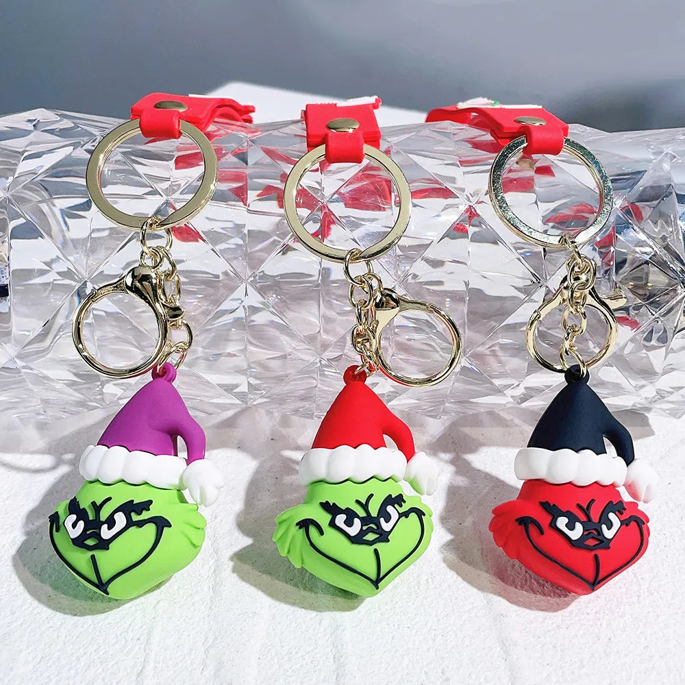 How the Grinch Stole Christmas 'Red Hat' Keyring PVC Keychain