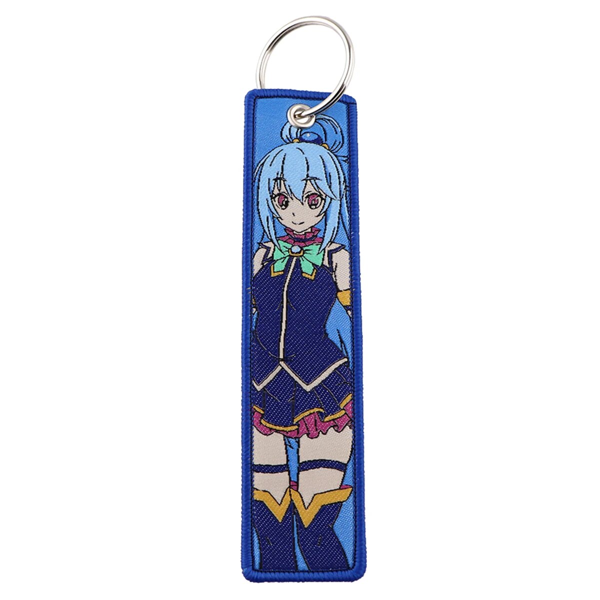 KonoSuba 'Aqua' Embroidered Keychain