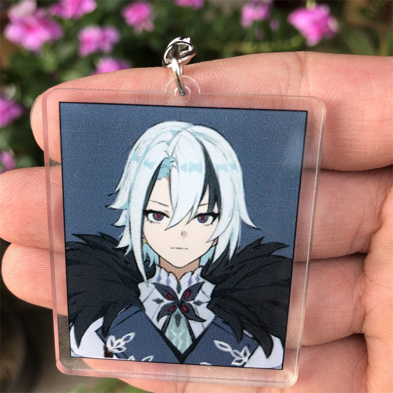 Genshin Impact 'Arlecchino' Keyring Acrylic Keychain
