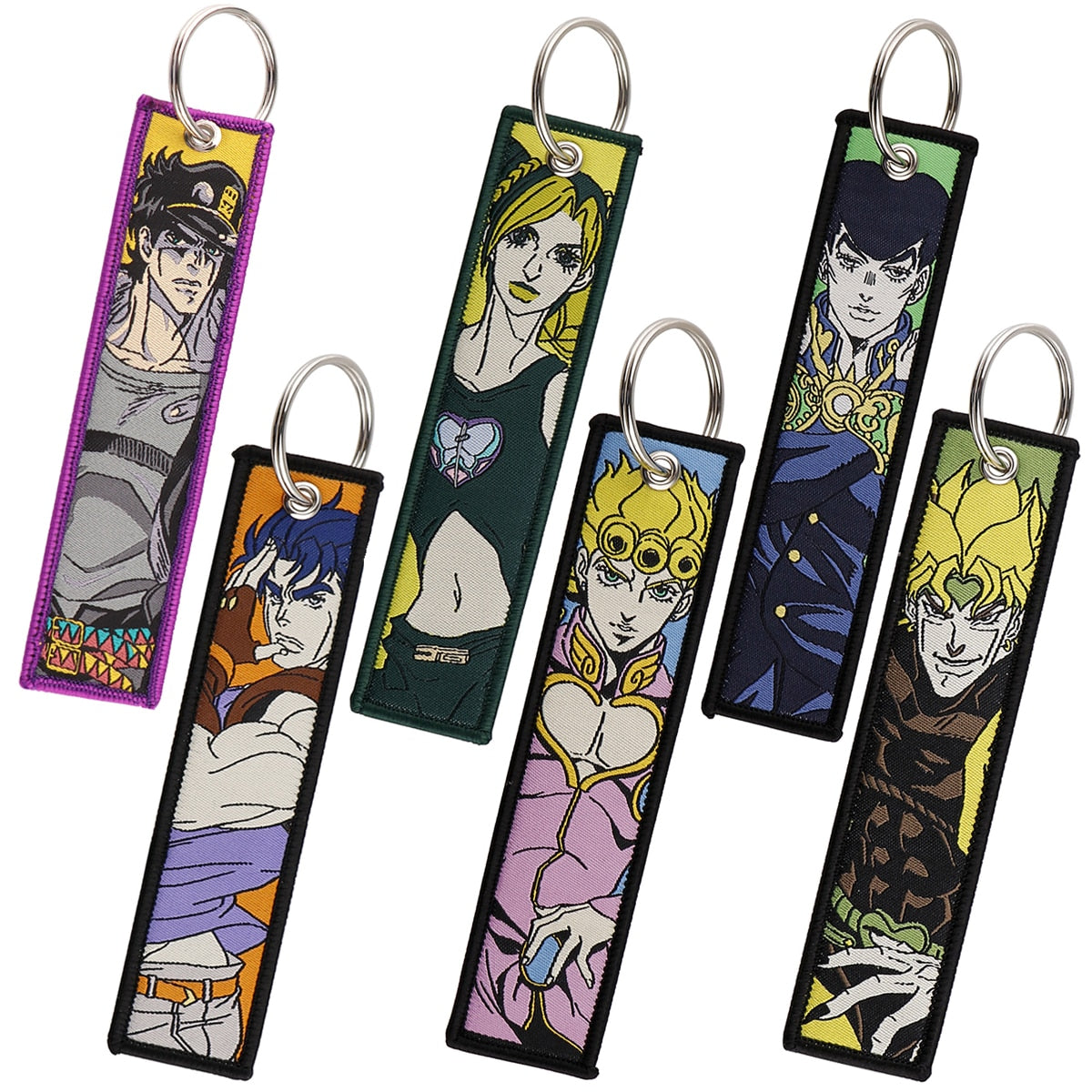 JoJo's Bizarre Adventure 'Jonathan Joestar' Embroidered Keychain