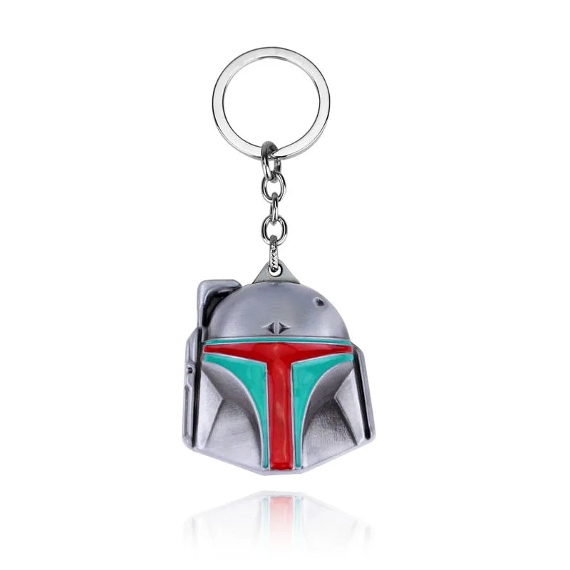 Star Wars 'Boba Fett' Keyring Metal Keychain