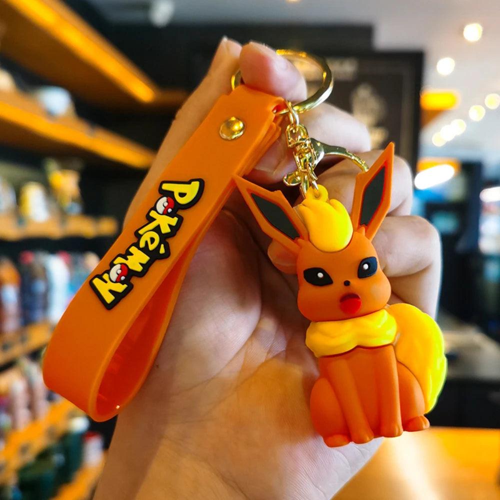 Pokemon 'Flareon' Keyring Rubber Keychain