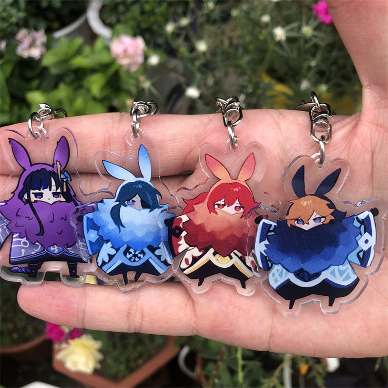 Genshin Impact 'Tartaglia Childe' Keyring Acrylic Keychain