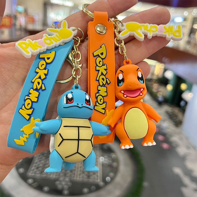 Pokemon 'Squirtle' Keyring Rubber Keychain