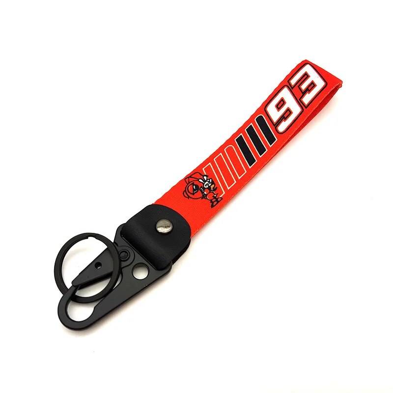 Marc Marquez 93 Wrist Lanyard with Keyring Clip Keychain