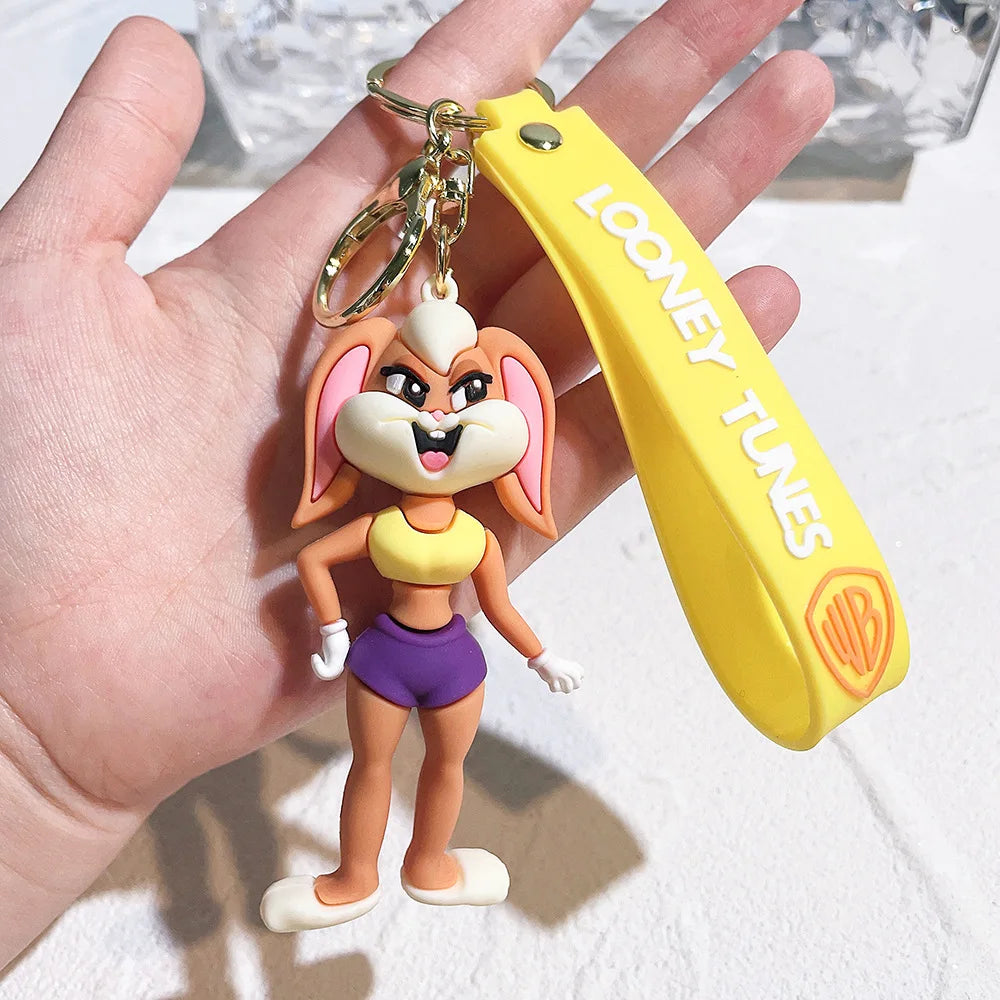 Looney Tunes 'Lola Bunny' Keyring Silicone Keychain