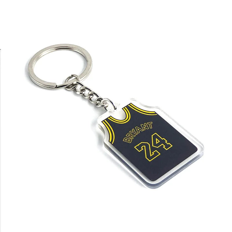 Basketball Jersey 'Kobe Bryant 24' Keyring Acrylic Keychain