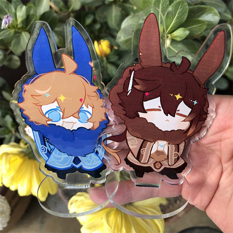 Genshin Impact 'Gorou' Keyring Plastic Keychain