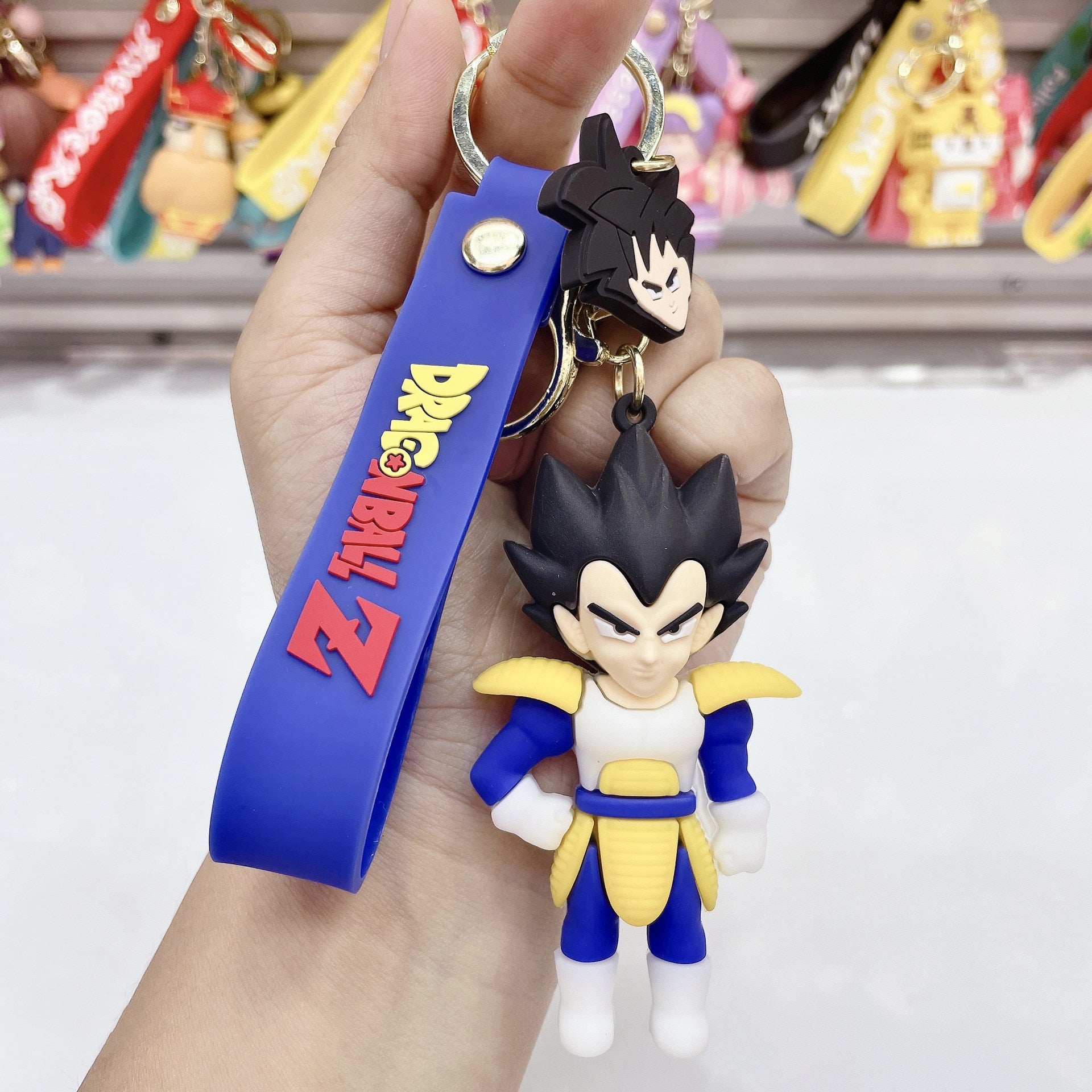 Dragon Ball Z 'Vegeta' Keyring Rubber Keychain