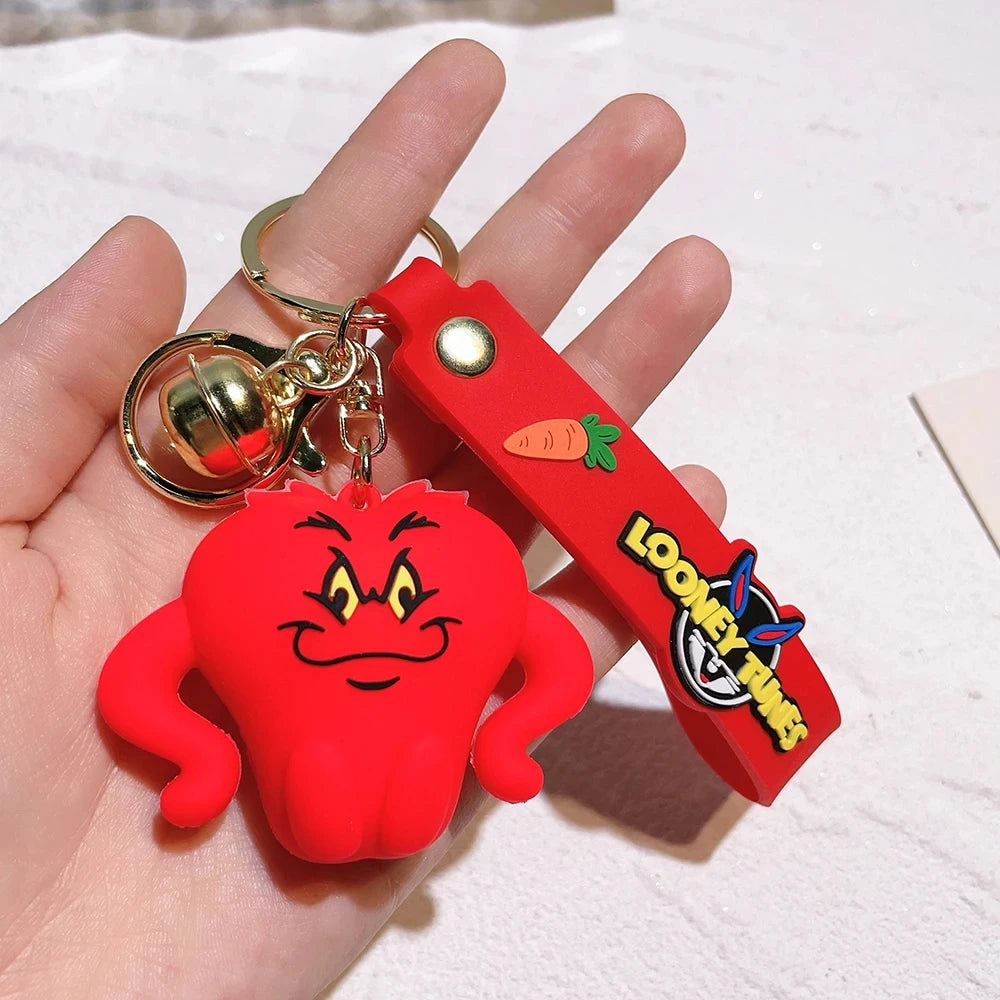 Looney Tunes 'Gossamer' Keyring Rubber Keychain