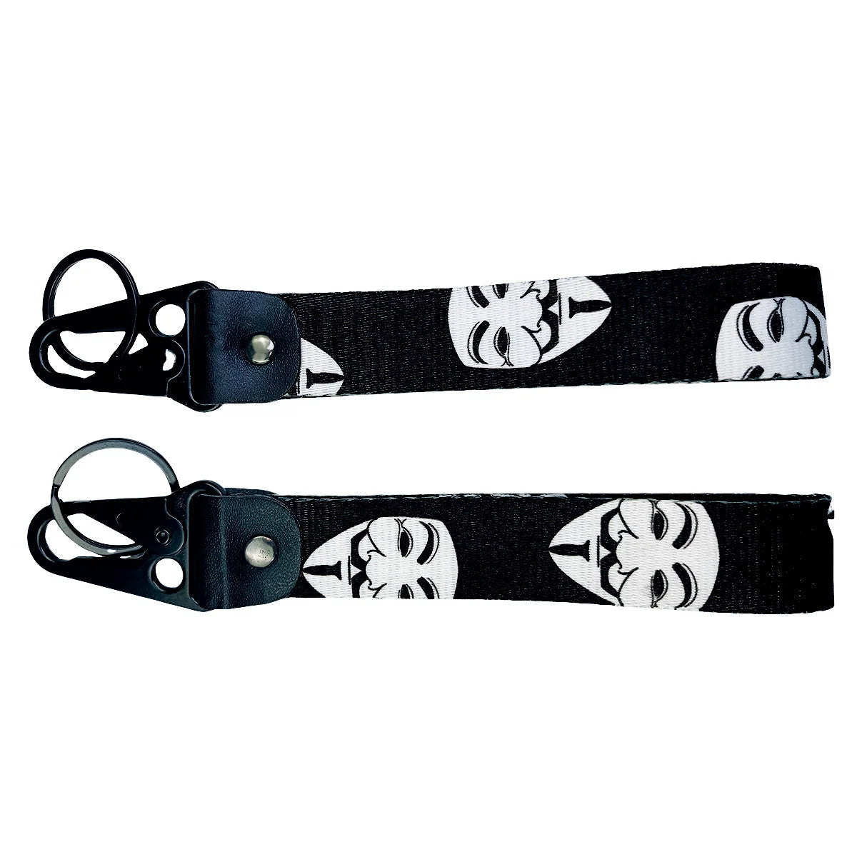 Horror Villain 'V for Vendetta' Wrist Lanyard Keyring Clip Keychain