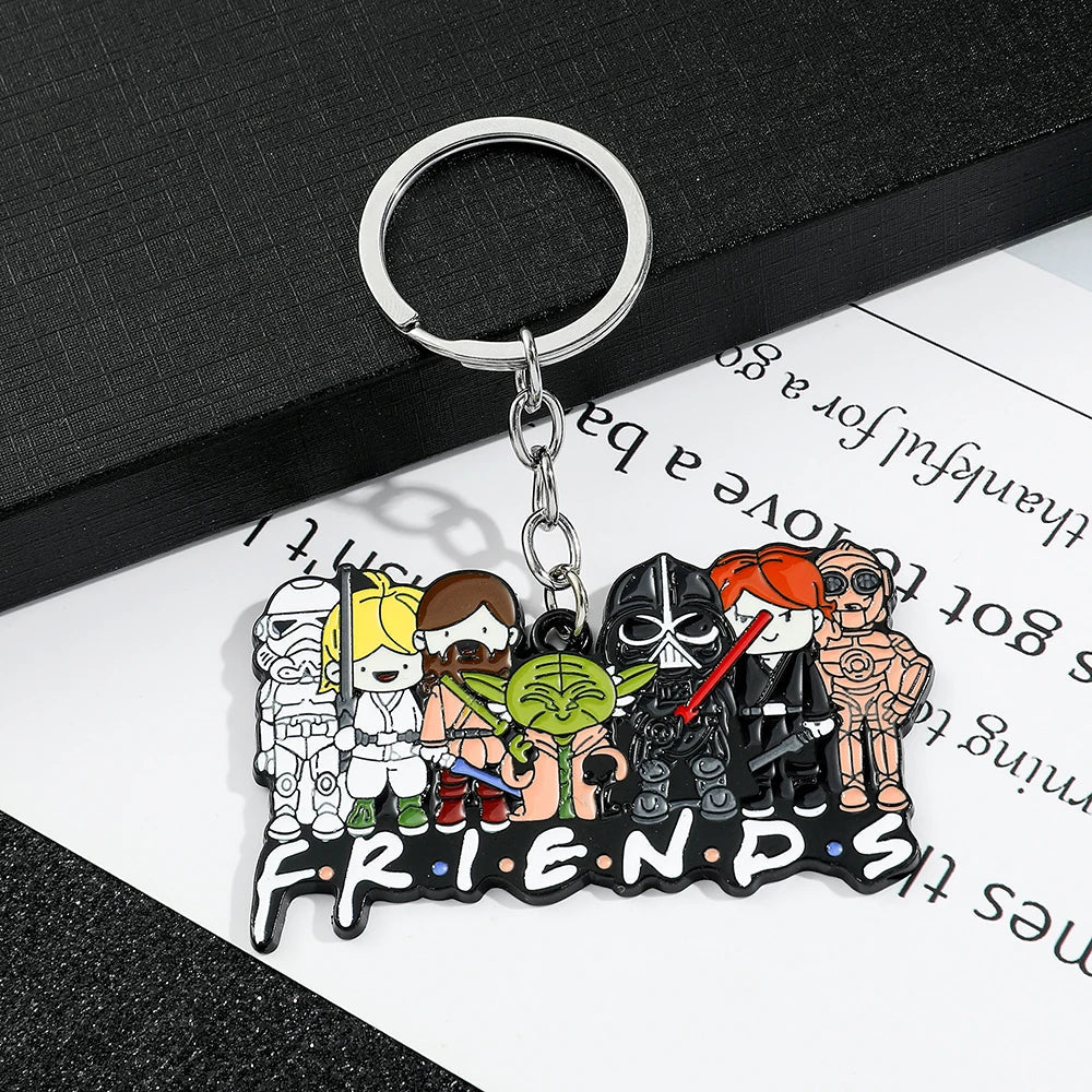 Star Wars 'FRIENDS' Keyring Metal Keychain