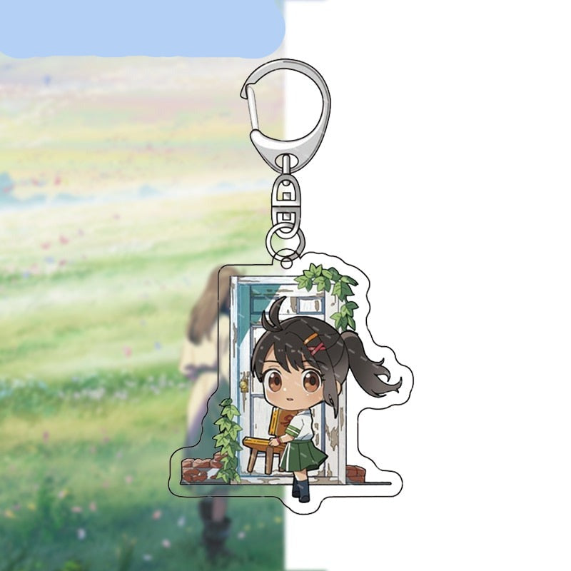 Suzume No Tojimari 'Suzume | Box Cafe' Keyring Acrylic Keychain