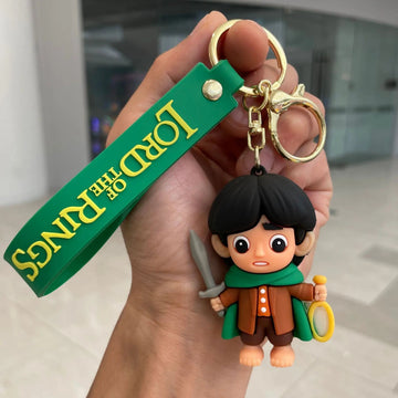 The Lord of the Rings 'Frodo Baggins | Chibi' Keyring Silicone Keychain