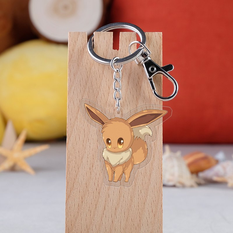 Pokemon 'Eevee' Keyring Acrylic Keychain
