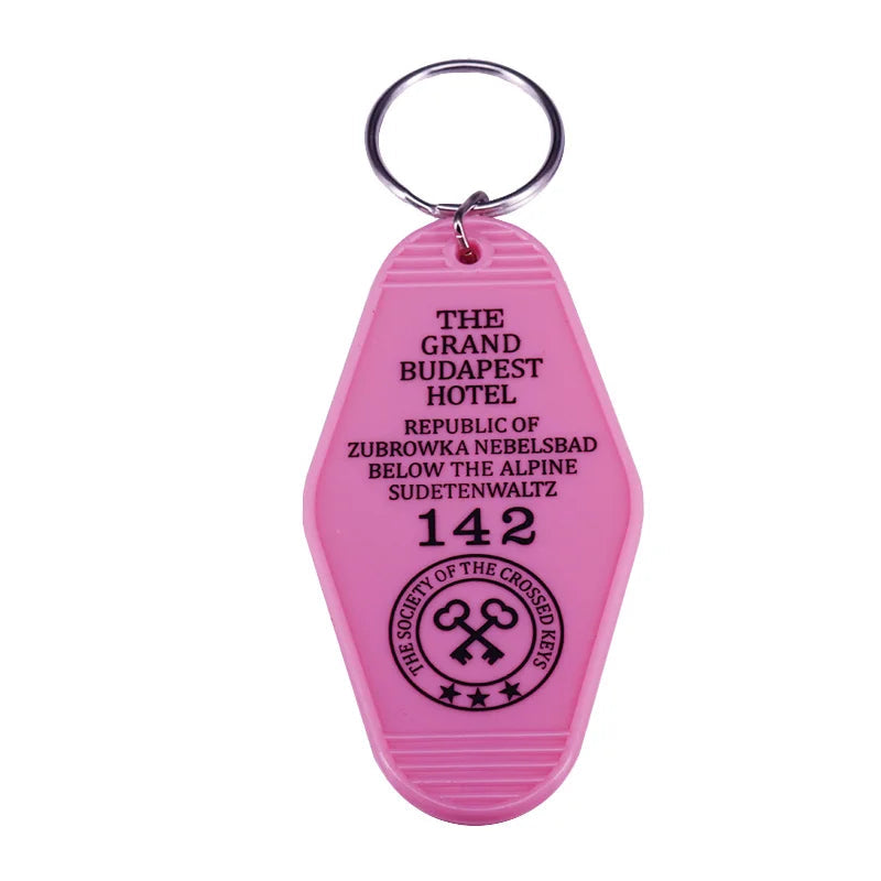 'The Grand Budapest Hotel' Keyring Plastic Keychain