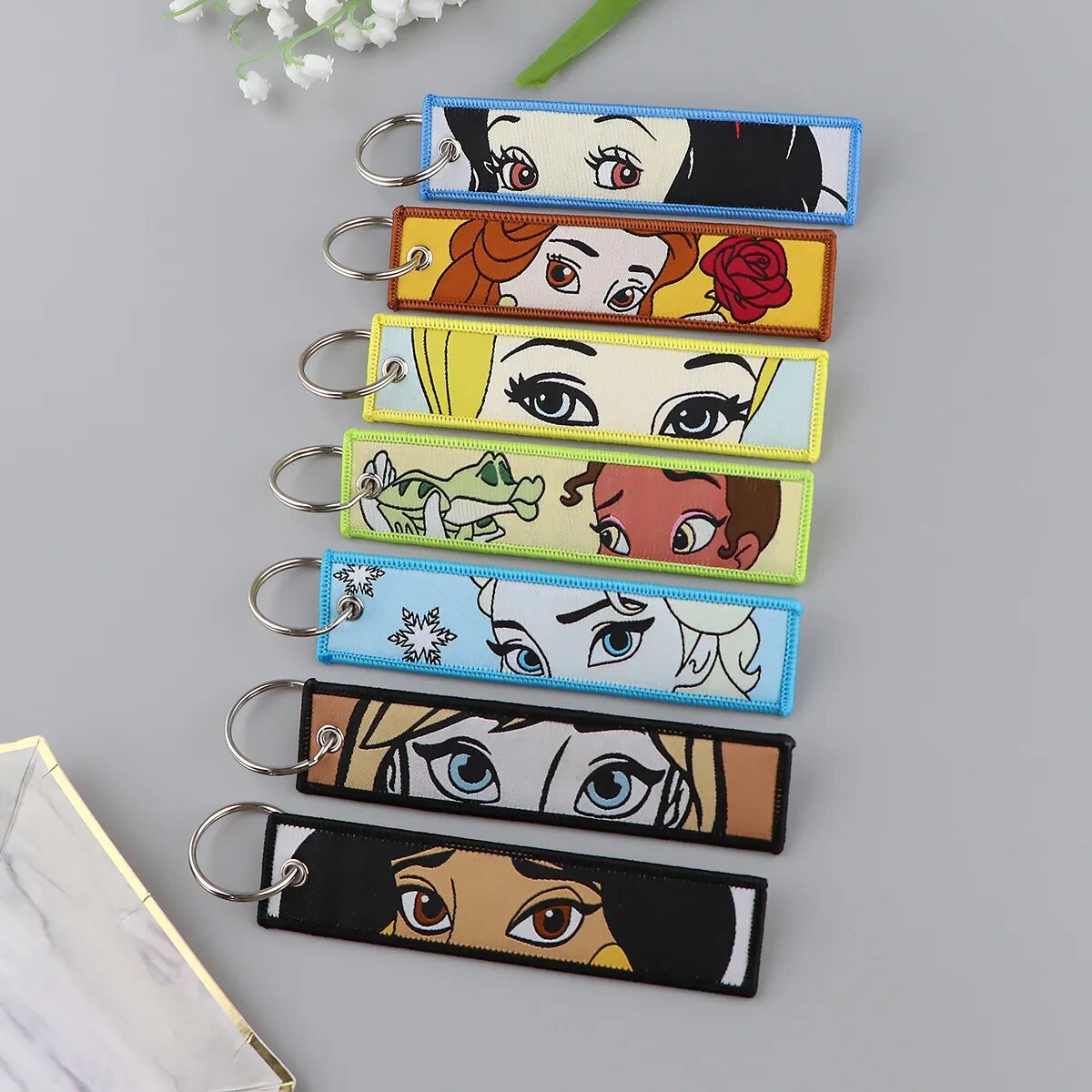 Lilo & Stitch 'Multiple Stitch' Embroidered Keychain