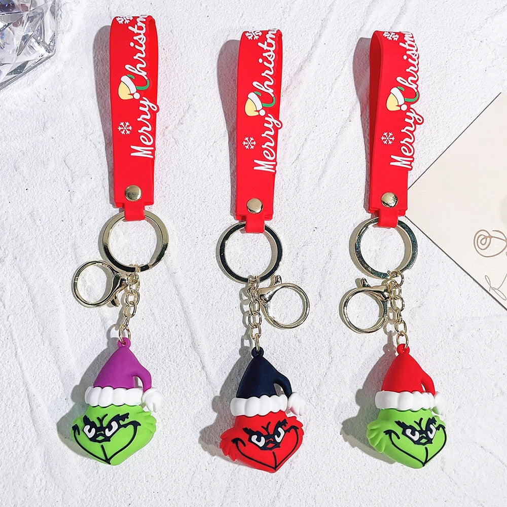 How the Grinch Stole Christmas 'Red Hat' Keyring PVC Keychain