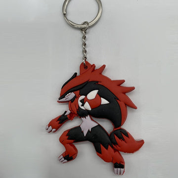 Pokemon 'Zoroark' Keyring Rubber Keychain