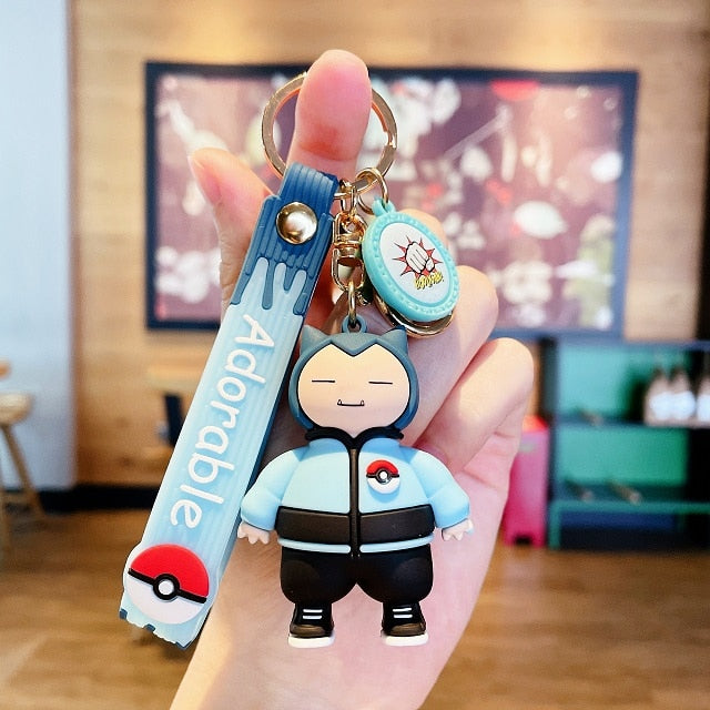 Pokemon 'Snorlax | Jacket' Keyring PVC Keychain