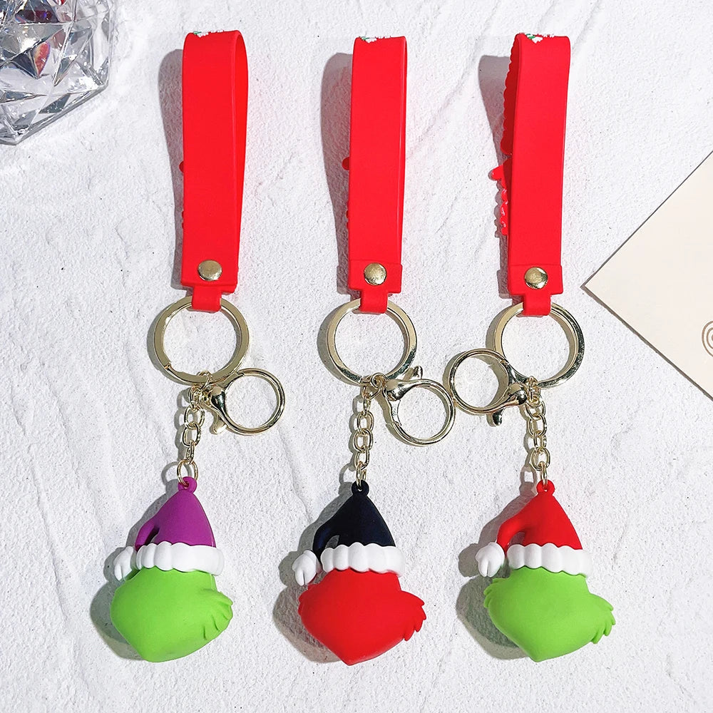 How the Grinch Stole Christmas 'Red Hat' Keyring PVC Keychain