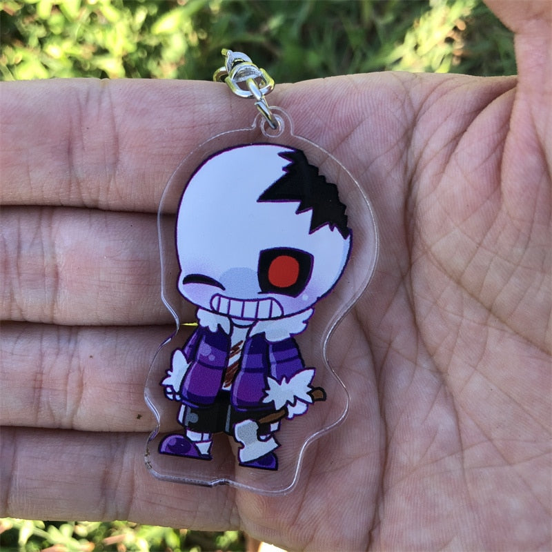 Undertale 'Infected Sans' Acrylic Keyring Keychain