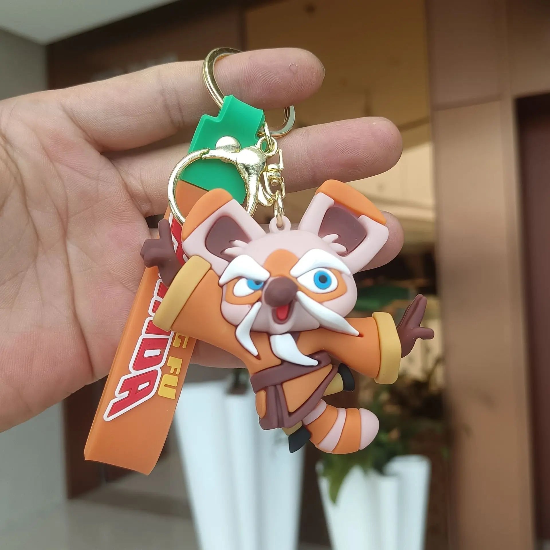 Kung Fu Panda 'Master Shifu' Keyring Silicone Keychain