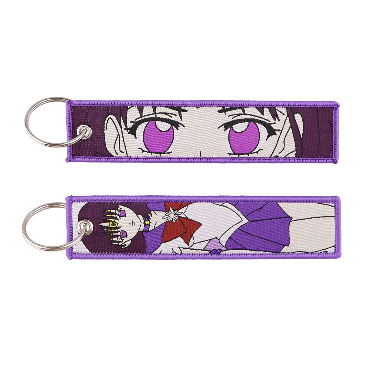 Sailor Moon 'Sailor Saturn' Embroidered Keychain