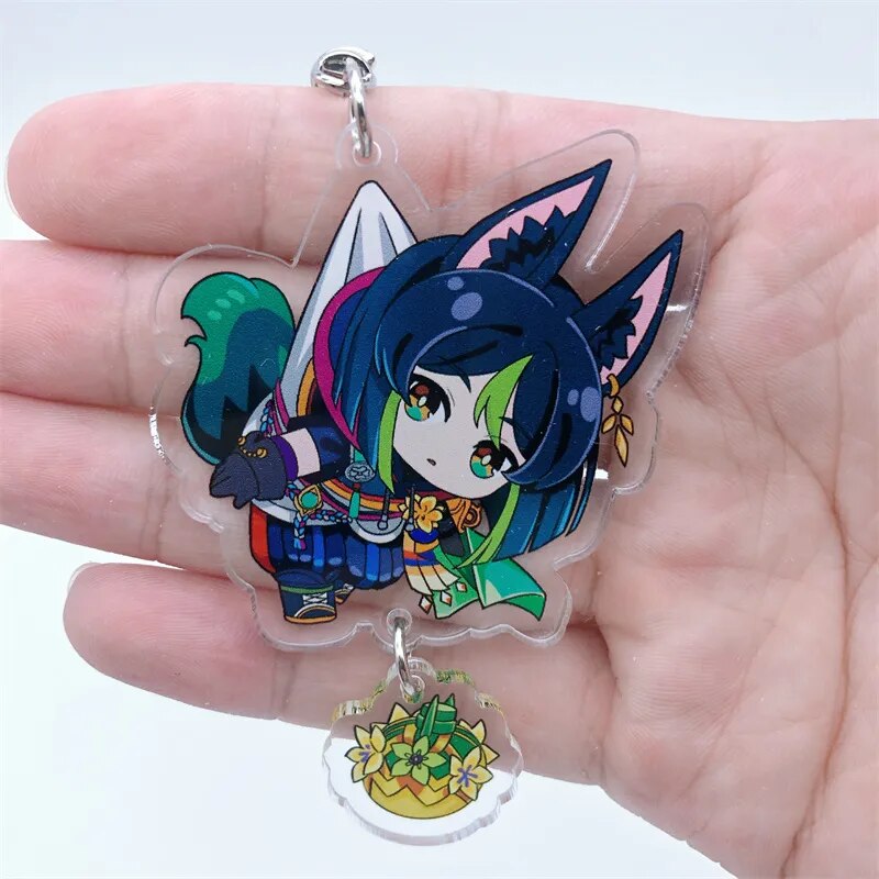 Genshin Impact 'Qiqi' Keyring Acrylic Keychain